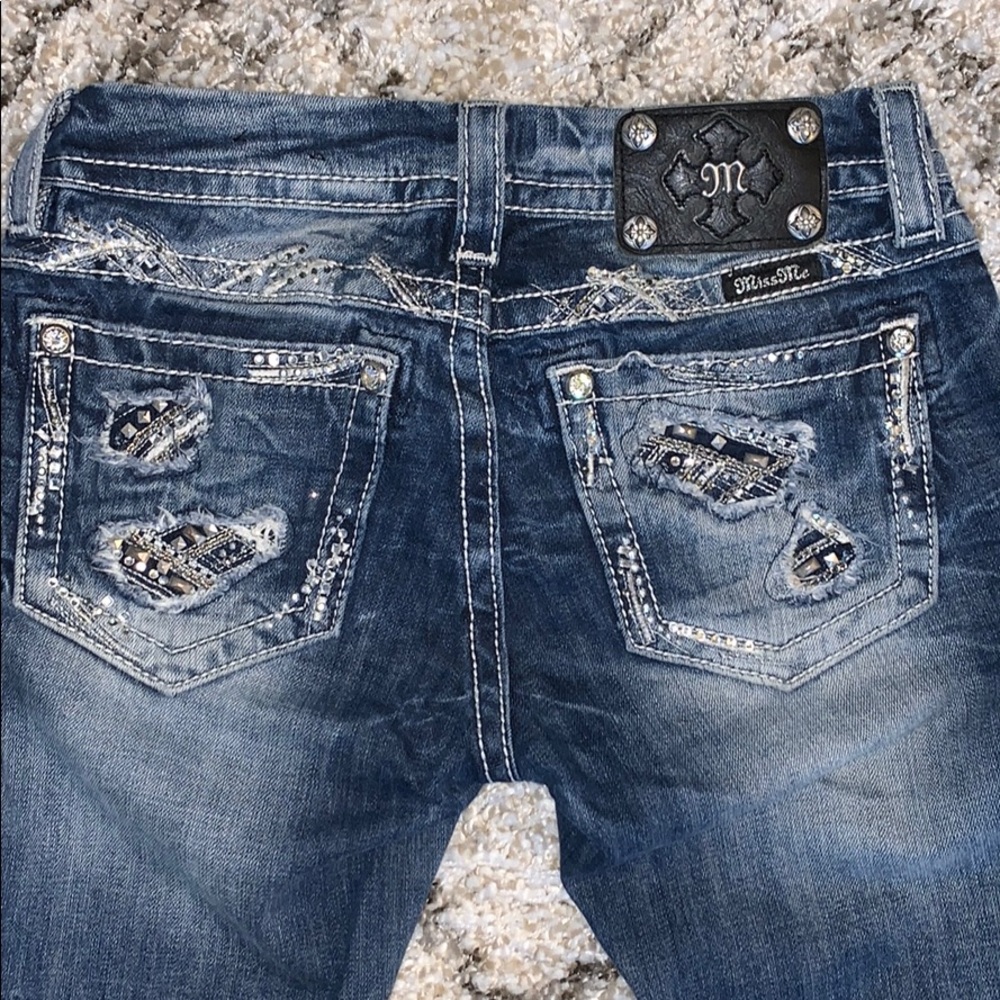 Miss Me Signature Straight Jeans 25 long